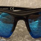 Foster Grant POLARIZED Black Wrap Blue Mirrored Sunglasses FG TR 23 345 Foster Grant POLARIZED Black Wrap Blue Mirrored Sunglasses FG TR 23 345
