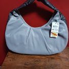 INC KJ Shoulder-Bag Gravity Snakeskin Trim Hobo Handbag Grey Top Zip Puffer INC KJ Shoulder-Bag Gravity Snakeskin Trim Hobo Handbag Grey Top Zip Puffer