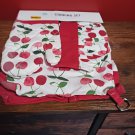 Martha Stewart Collection 3Pcs Kid's Apron Set Red And White Martha Stewart Collection 3Pcs Kid's Apron Set Red And White