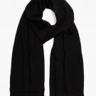 Levi's Made in Italy Scarf Logo Black Acrylic Unisex Levi's Made in Italy Scarf Logo Black Acrylic Unisex