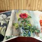 Original watercolour painting, flowers Red rose, artwork, floral still life, wall art, botanical art