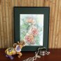 Original watercolour painting, rose gold flowers, original artwork, floral wall art, wall decor