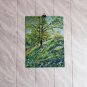 Landscape original oil painting Tree, impressionist stile
