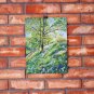 Landscape original oil painting Tree, impressionist stile