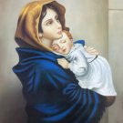 Hand painted oil painting on canvas"Blessed Virgin and son"50x70CM(19.7"x27.6")Unframed-02 Hand painted oil painting on canvas"Blessed Virgin and son"50x70CM(19.7"x27.6")Unframed-02