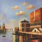 European style Hand painted oil painting on canvas"Venice"80x80CM(31.5x31.5inch)Unframed-02