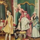 palace Hand painted oil painting on canvas"Royal member"60x90CM(23.6"x35.4")Unframed-06