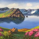 American style Hand painted oil painting on canvas"Shangri-La"70x180CM(27.6"x70.9")Unframed-06 American style Hand painted oil painting on canvas"Shangri-La"70x180CM(27.6"x70.9")Unframed-06