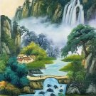 Chinese style Hand painted oil painting on canvas"Natural color"60x120CM(23.6"x47.2")Unframed-14 Chinese style Hand painted oil painting on canvas"Natural color"60x120CM(23.6"x47.2")Unframed-14