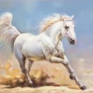 Simple modern Hand painted oil painting on canvas"Akhal-teke horses"60x90CM(23.6"x35.4")Unframed-08