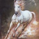 Simple modern Hand painted oil painting on canvas"Akhal-teke horses"60x90CM(23.6"x35.4")Unframed-09