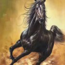 Simple modern Hand painted oil painting on canvas"Akhal-teke horses"60x90CM(23.6"x35.4")Unframed-11 Simple modern Hand painted oil painting on canvas"Akhal-teke horses"60x90CM(23.6"x35.4")Unframed-11