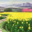 American style oil painting on canvas"Image of the countryside"60x120CM(23.6"x47.2")Unframed-01 American style oil painting on canvas"Image of the countryside"60x120CM(23.6"x47.2")Unframed-01