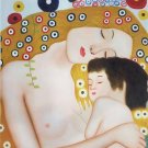 Simple modern Hand painted oil painting on canvas"maternal love"60x90CM(23.6"x35.4")Unframed