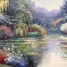 American style Hand painted oil painting on canvas"Private garden"60x90CM(23.6"x35.4")Unframed-03 American style Hand painted oil painting on canvas"Private garden"60x90CM(23.6"x35.4")Unframed-03