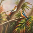 Simple modern Hand painted oil painting on canvas"Cute bird"50x60CM(19.7"x23.6")Unframed-01