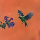 Simple modern Hand painted oil painting on canvas"Cute bird"50x60CM(19.7"x23.6")Unframed-02