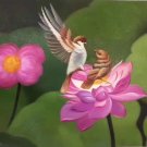 Simple modern Hand painted oil painting on canvas"Cute bird"50x60CM(19.7"x23.6")Unframed-04 Simple modern Hand painted oil painting on canvas"Cute bird"50x60CM(19.7"x23.6")Unframed-04