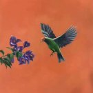 Simple modern Hand painted oil painting on canvas"Cute bird"50x60CM(19.7"x23.6")Unframed-10