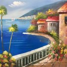 Hand painted oil painting on canvas"Sea view Villa"50x60CM(19.7"x23.6")Unframed-26 Hand painted oil painting on canvas"Sea view Villa"50x60CM(19.7"x23.6")Unframed-26
