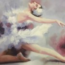 European Body Art Hand painted oil painting on canvas"Ballet girl"60x90CM  (23.6"x35.4")Unframed