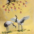 Chinese style Hand painted oil painting on canvas"Red-crowned crane"50x60CM(19.7"x23.6")Unframed-03 Chinese style Hand painted oil painting on canvas"Red-crowned crane"50x60CM(19.7"x23.6")Unframed-03