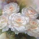 American style Hand painted oil painting on canvas"Lover roses"60x90CM(23.6"x35.4")Unframed-03