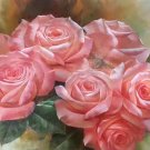 American style Hand painted oil painting on canvas"Lover roses"60x90CM(23.6"x35.4")Unframed-06 American style Hand painted oil painting on canvas"Lover roses"60x90CM(23.6"x35.4")Unframed-06