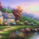 European style Hand-painted oil painting on canvas"mind home"70x180CM(27.6"x70.9")Unframed-08