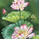 hinese style Hand painted oil painting on canvas"lotus"60x120CM(23.6"x47.2")Unframed-03 hinese style Hand painted oil painting on canvas"lotus"60x120CM(23.6"x47.2")Unframed-03
