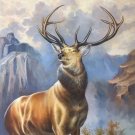 Hand painted oil painting on canvas"The King Of Milu Deer"70x100CM(27.6"x39.4")Unframed-03 Hand painted oil painting on canvas"The King Of Milu Deer"70x100CM(27.6"x39.4")Unframed-03
