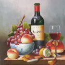 handpainted oil painting on canvas Art Decor"Grape wine"50x60CM(19.7"x23.6")Unframed-37