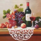 handpainted oil painting on canvas Art Decor"Grape wine"50x60CM(19.7"x23.6")Unframed-43