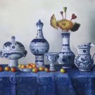 Simple modern Hand painted oil painting on canvas"ceramics"60x90CM(23.6"x35.4")Unframed-04