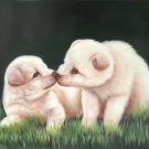 Simple modern Hand-painted oil painting on canvas"Cute dog"50x60CM(19.7"x23.6")Unframe-02