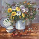 Simple modern Hand painted oil painting on canvas"Potted flowers"50x60CM(19.7"x23.6")Unframed-08 Simple modern Hand painted oil painting on canvas"Potted flowers"50x60CM(19.7"x23.6")Unframed-08