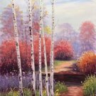 Nordic style Hand painted oil painting on canvas"forest":60x90CM(23.6"x35.4")Unframed-21 Nordic style Hand painted oil painting on canvas"forest":60x90CM(23.6"x35.4")Unframed-21