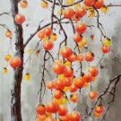 Hand painted oil painting on canvas"persimmon"60x90CM(23.6"x35.4")Unframed-01