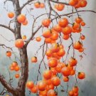 Hand painted oil painting on canvas"persimmon"60x90CM(23.6"x35.4")Unframed-08