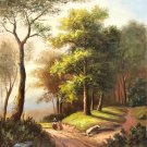 Hand painted oil painting on canvas"Image of the countryside"50x60CM(19.7"x23.6")Unframed-08 Hand painted oil painting on canvas"Image of the countryside"50x60CM(19.7"x23.6")Unframed-08