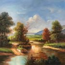 Hand painted oil painting on canvas"Image of the countryside"50x60CM(19.7"x23.6")Unframed-11 Hand painted oil painting on canvas"Image of the countryside"50x60CM(19.7"x23.6")Unframed-11