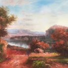 Hand painted oil painting on canvas"Image of the countryside"60x90CM(23.6"x35.4")Unframed-27 Hand painted oil painting on canvas"Image of the countryside"60x90CM(23.6"x35.4")Unframed-27