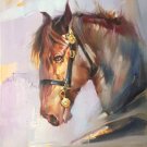 Hand painted oil painting on canvas"Akhal-teke horses"60x80CM(23.6"x31.5")Unframed-01 Hand painted oil painting on canvas"Akhal-teke horses"60x80CM(23.6"x31.5")Unframed-01