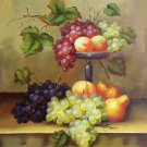 Hand painted oil painting on canvas"bumper harvest fruits"50x60CM(19.7"x23.6")Unframed-17
