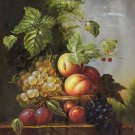 Hand painted oil painting on canvas"ceramics and harvest fruits"50x60CM(19.7"x23.6")Unframed-48
