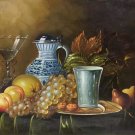 Hand painted oil painting on canvas"ceramics and harvest fruits"50x60CM(19.7"x23.6")Unframed-50 Hand painted oil painting on canvas"ceramics and harvest fruits"50x60CM(19.7"x23.6")Unframed-50