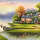 European style Hand-painted oil painting on canvas"mind home"70x180CM(27.6"x70.9")Unframed-19 European style Hand-painted oil painting on canvas"mind home"70x180CM(27.6"x70.9")Unframed-19