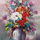 Simple modern Hand painted oil painting on canvas"Potted flowers"50x70CM(19.7"x27.6")Unframed-10