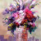Simple modern Hand painted oil painting on canvas"Potted flowers"50x70CM(19.7"x27.6")Unframed-13