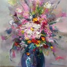 Simple modern Hand painted oil painting on canvas"Potted flowers"50x70CM(19.7"x27.6")Unframed-15